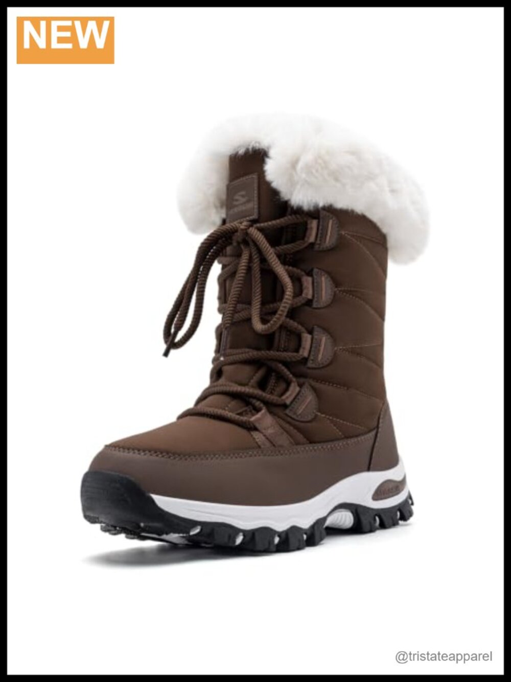 Women's Water Resistant Snow Boots with Faux Fur Lining